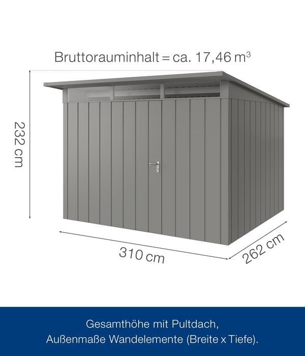 Hörmann Metallgerätehaus Juno JPD13 M-Sk