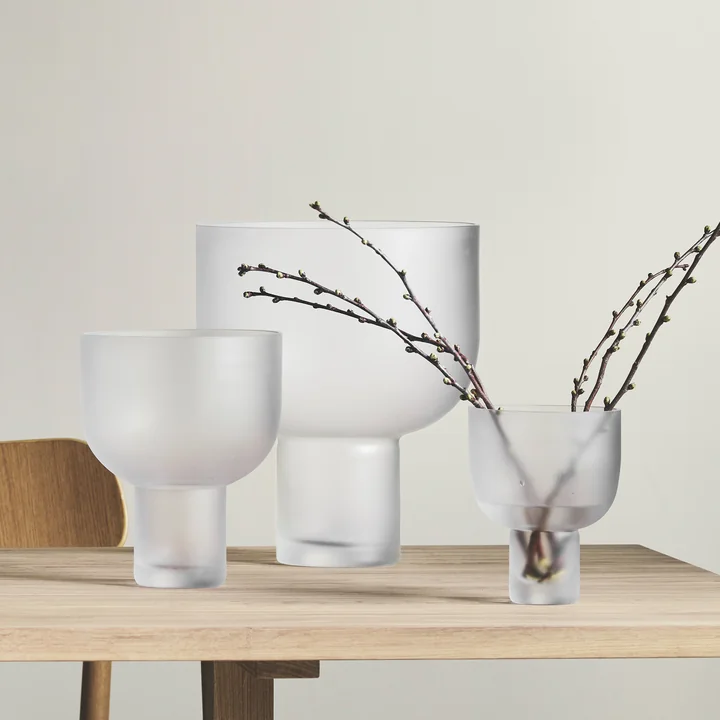 Gejst - NEBL Vase Small, Ø 14,5 x 18 cm, clear