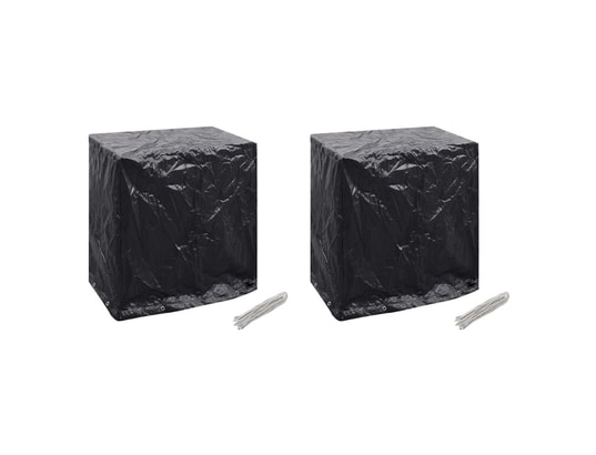 VIDAXL - Housse de table extérieur Housses de salon de jardin 2pcs table de ping-pong 8 œillets