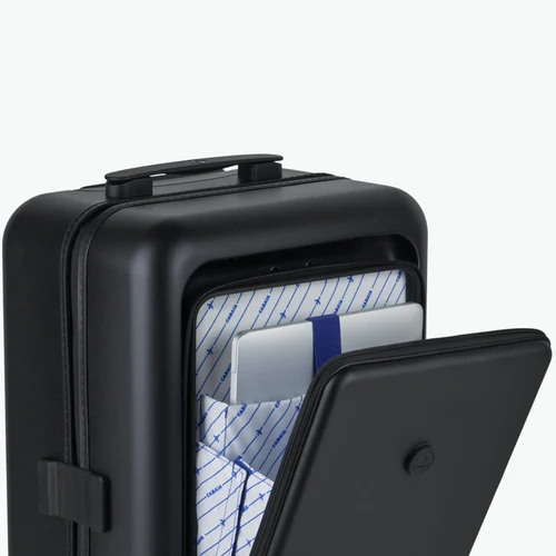 Valise rigide 4 roues ORLY Pochette unie noir