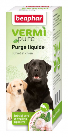 Vermipure purge liquide chiot et chien