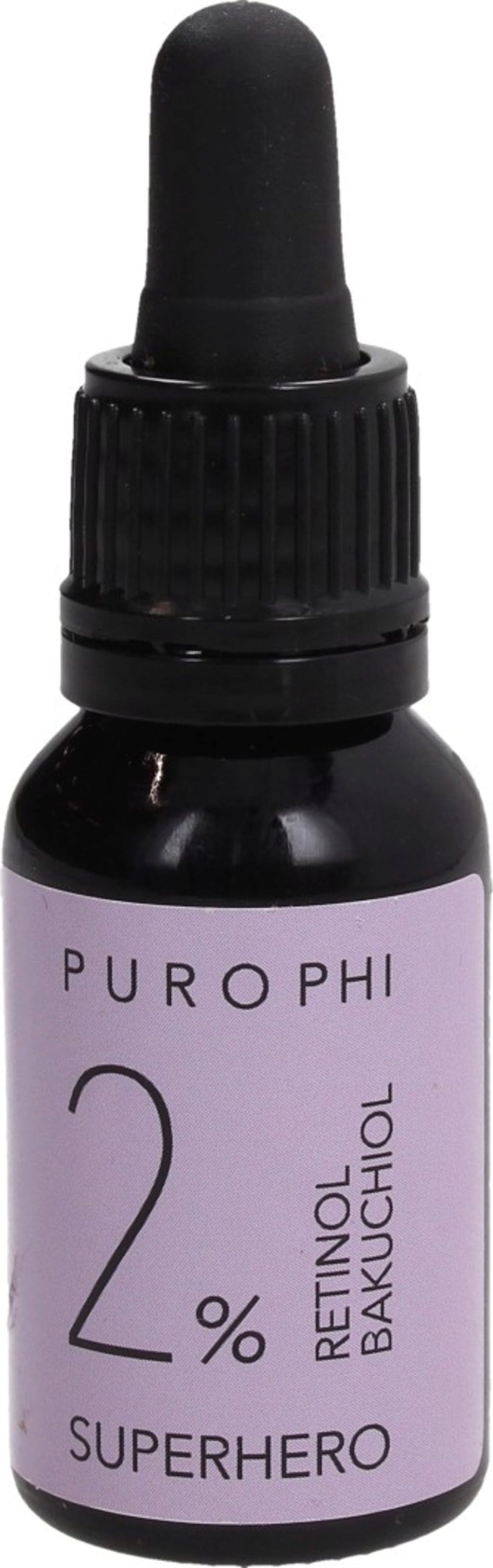 PUROPHI  Superhero Retinol + Bakuchiol 2%, 15 ml