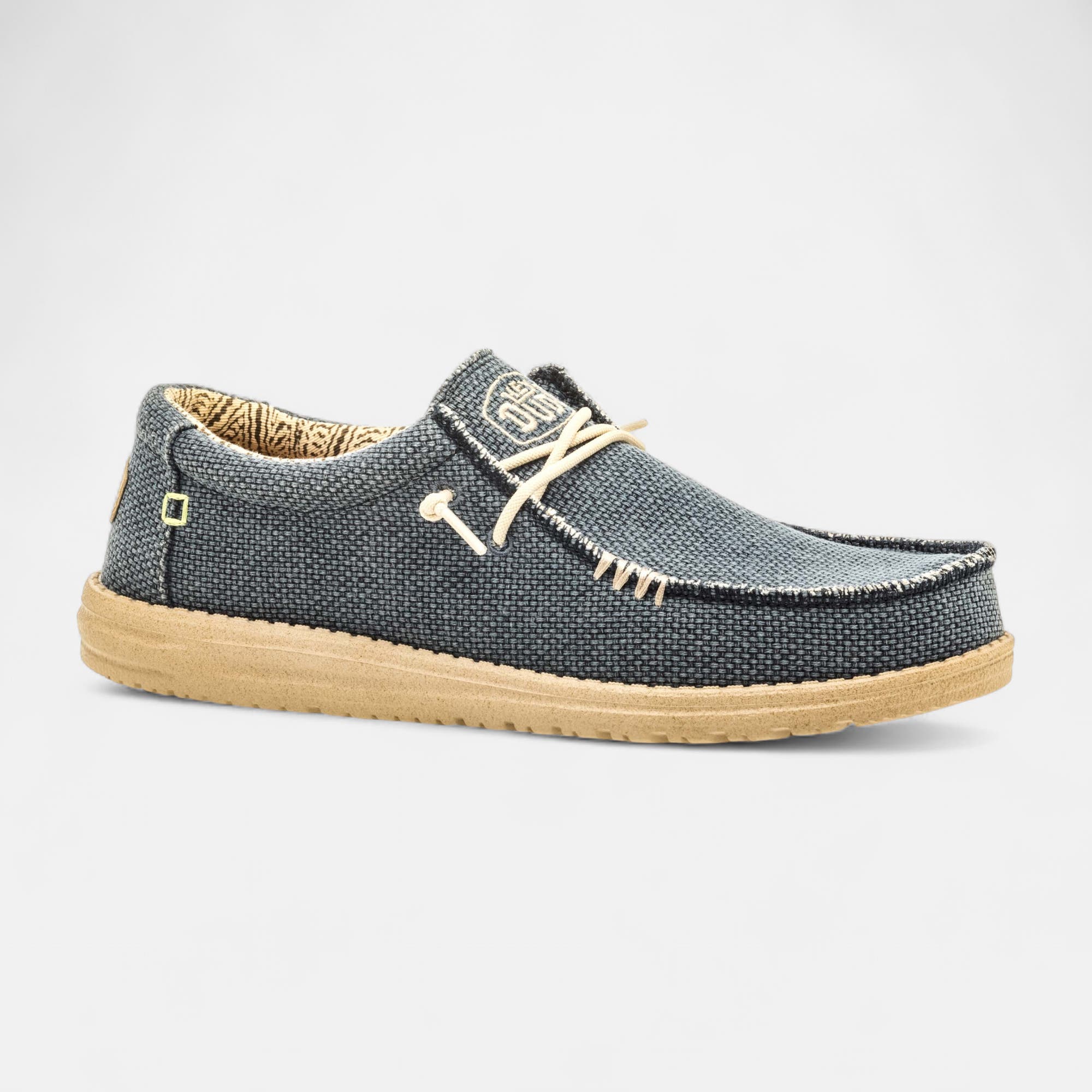 Baskets en toile Homme bleu