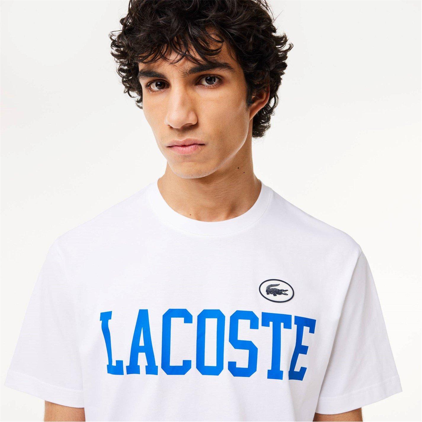 Lacoste Logo Print T Shirt