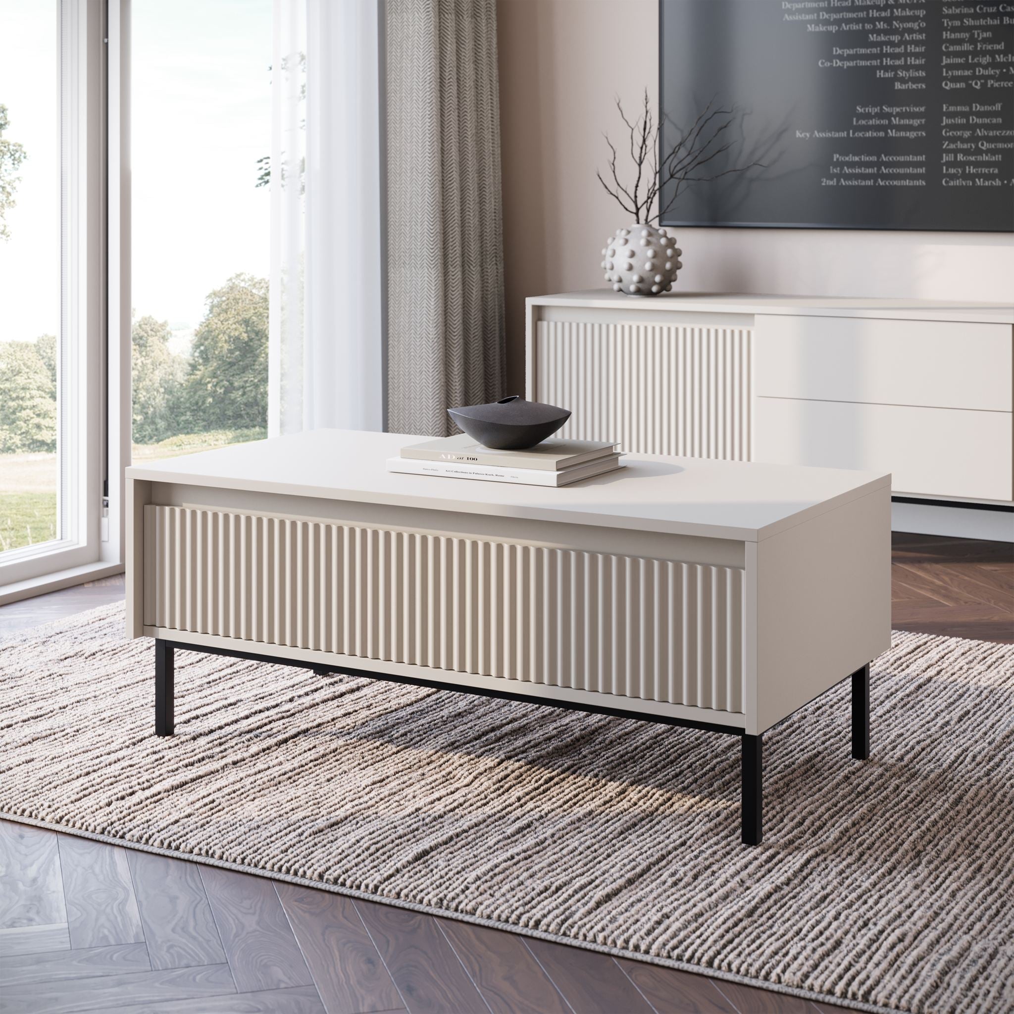 Orvana - Salontafel met lade - Beige