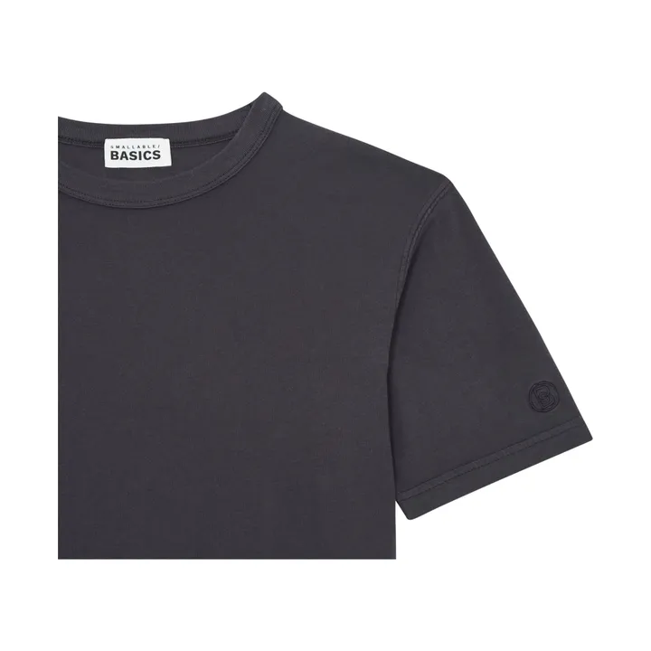 SMALLABLE BASICS T shirt Garçon Manche Courte Coton Bio | Noir