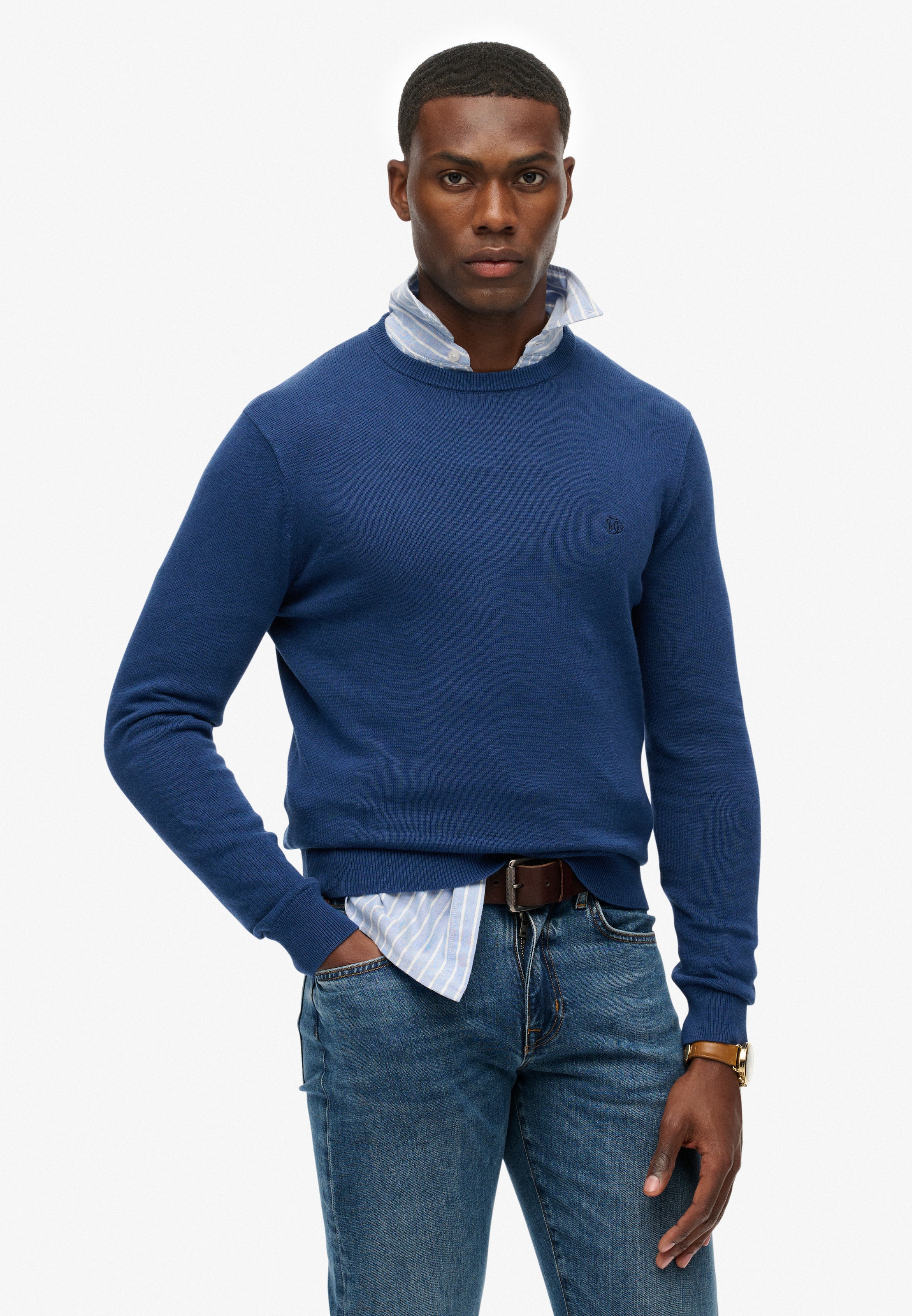 Superdry Strickpullover »ESSENTIALS COTTON JUMPER«