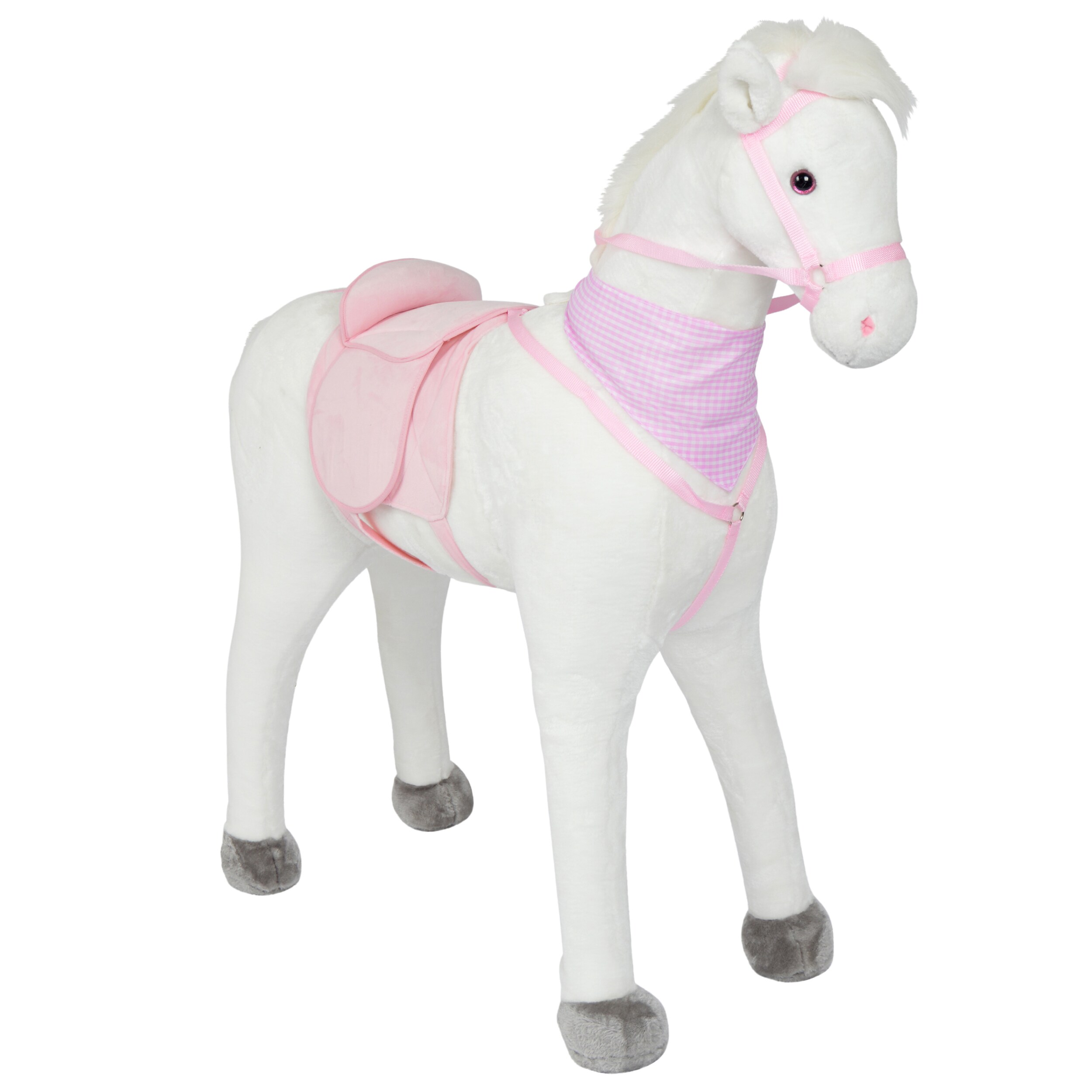 Pink Papaya Stehpferd für Kinder zum Reiten Luna 105 cm
