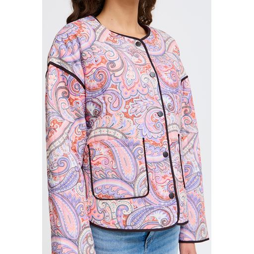 Ichi Malini Jakke, Lilas Paisley Print, 40