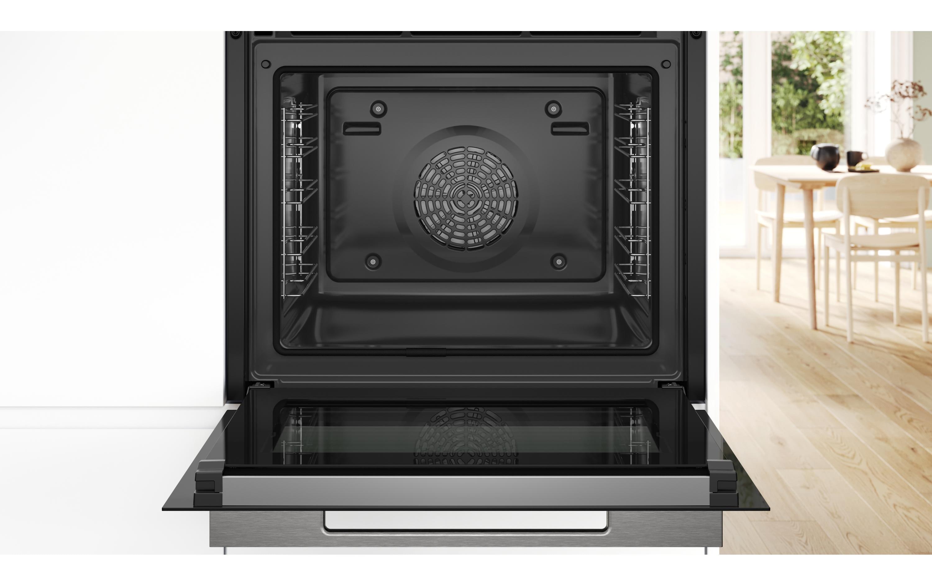 Einbaubackofen HBG7784B1 Schwarz A+<br>Backofen für den Einbau