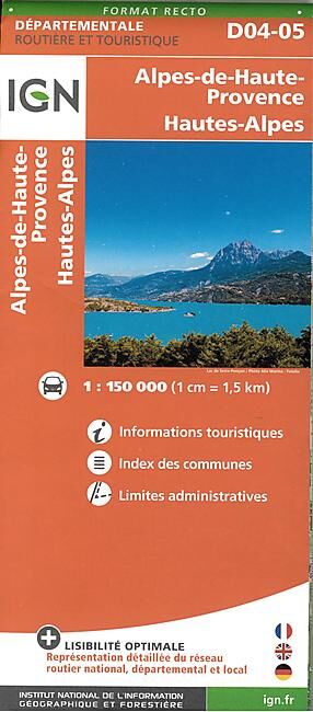 IGN - D04 05 ALPES HTE PROVENCE H ALPES ECHELLE 1 150 00