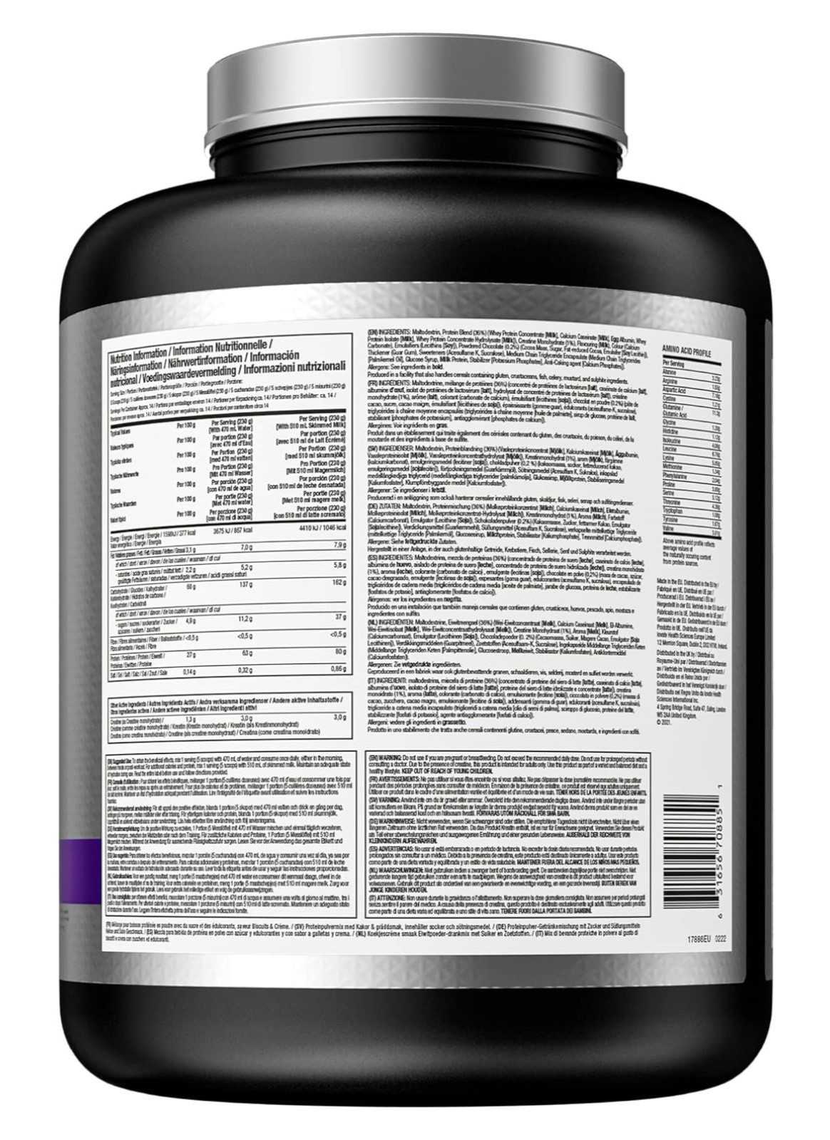 MuscleTech Mass-Tech Elite Performance Series 3,18 kg 3g Creatina