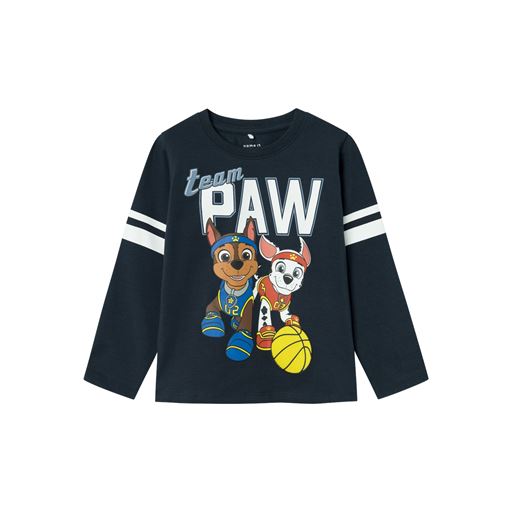 Name It Jobs Paw Patrol Langærmet T-shirt, Dark Sapphire, 92 cm