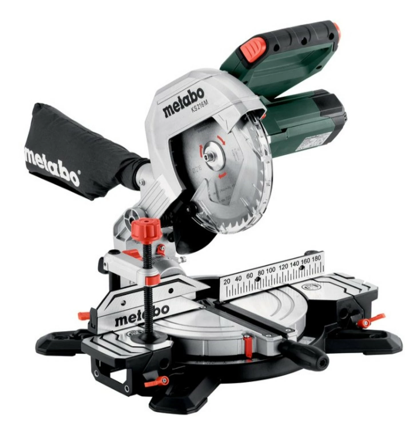 Metabo KGS 216 M Afkortzaag - 1500W - 216 x 30mm - Quick hendel - met extra zaagblad