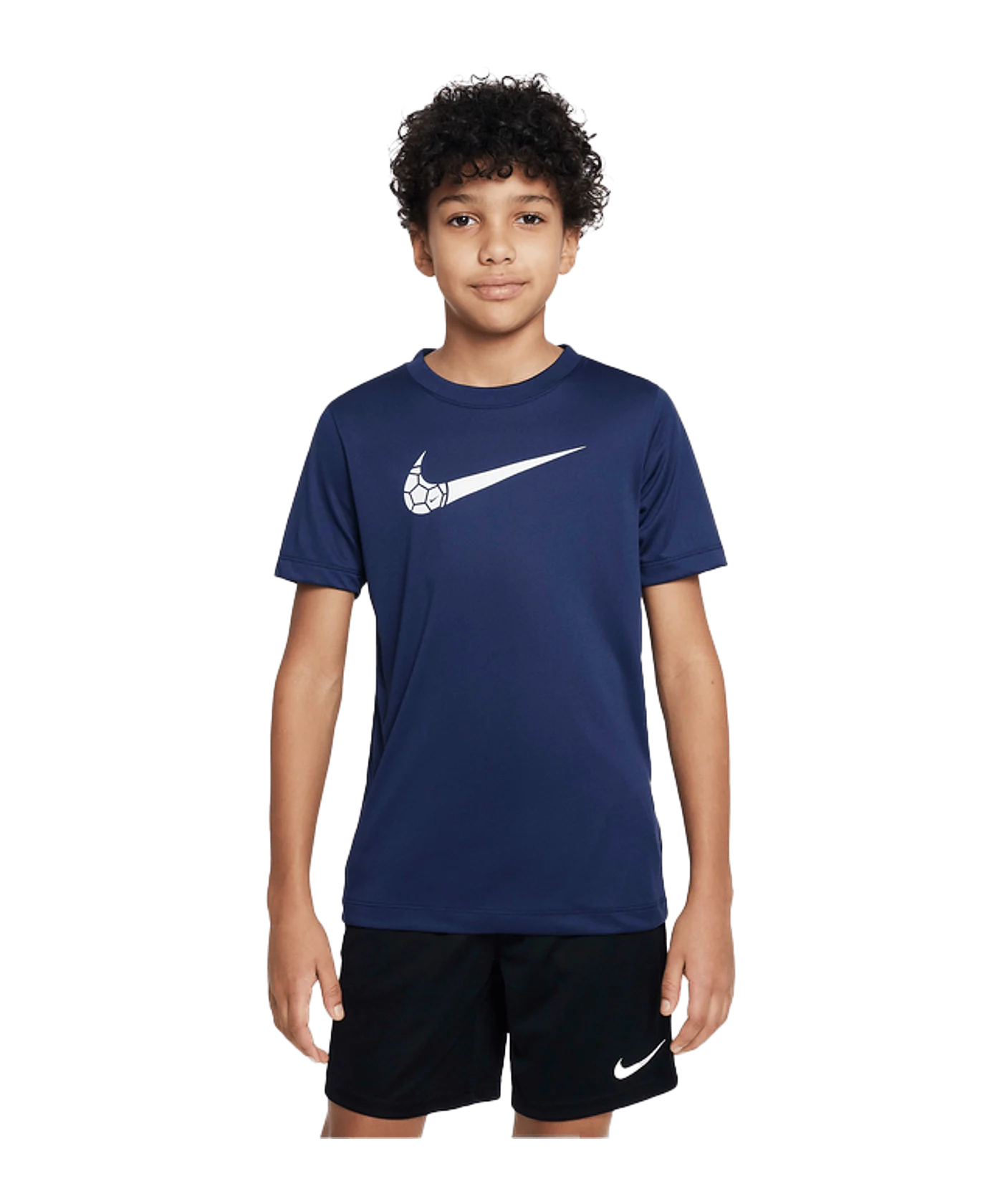 Nike Dri-FIT Trainingsshirt Kids Blau F410