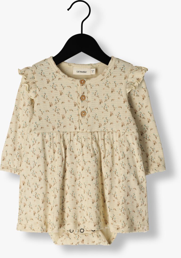 LIL\\' ATELIER beige lil' atelier  nbfthida ls body dress