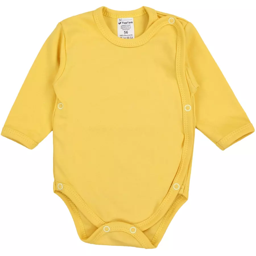 TupTam Baby Langarm Wickelbody im 5er Set blaugelb