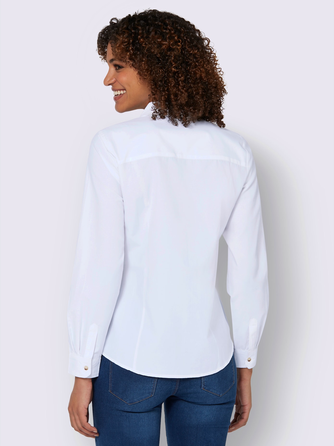 Chemisier à manches longues 50% coton