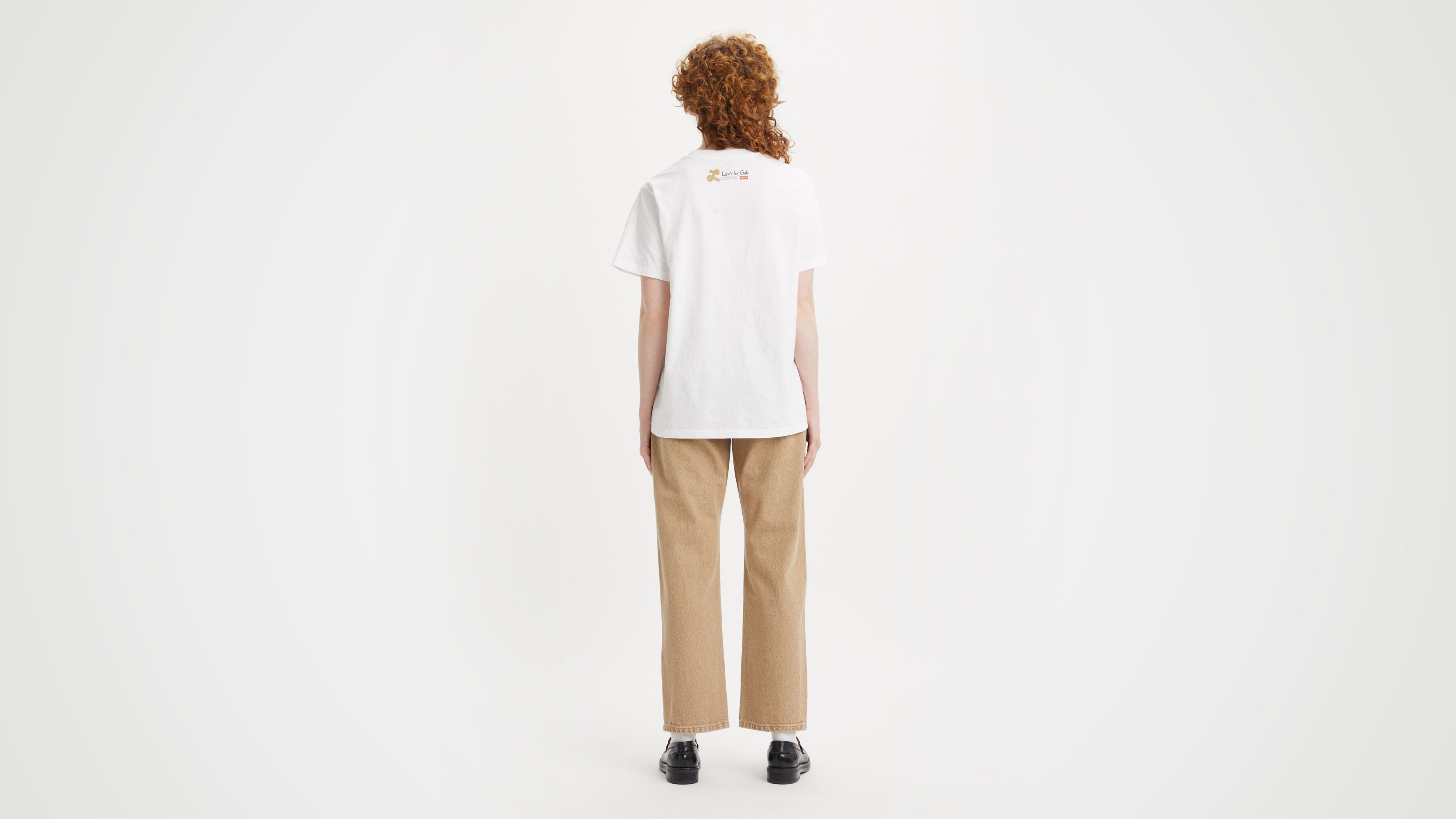 T-shirt graphique Jet - Graphic Jet Tee Levis For Gals Bright White - Blanc
