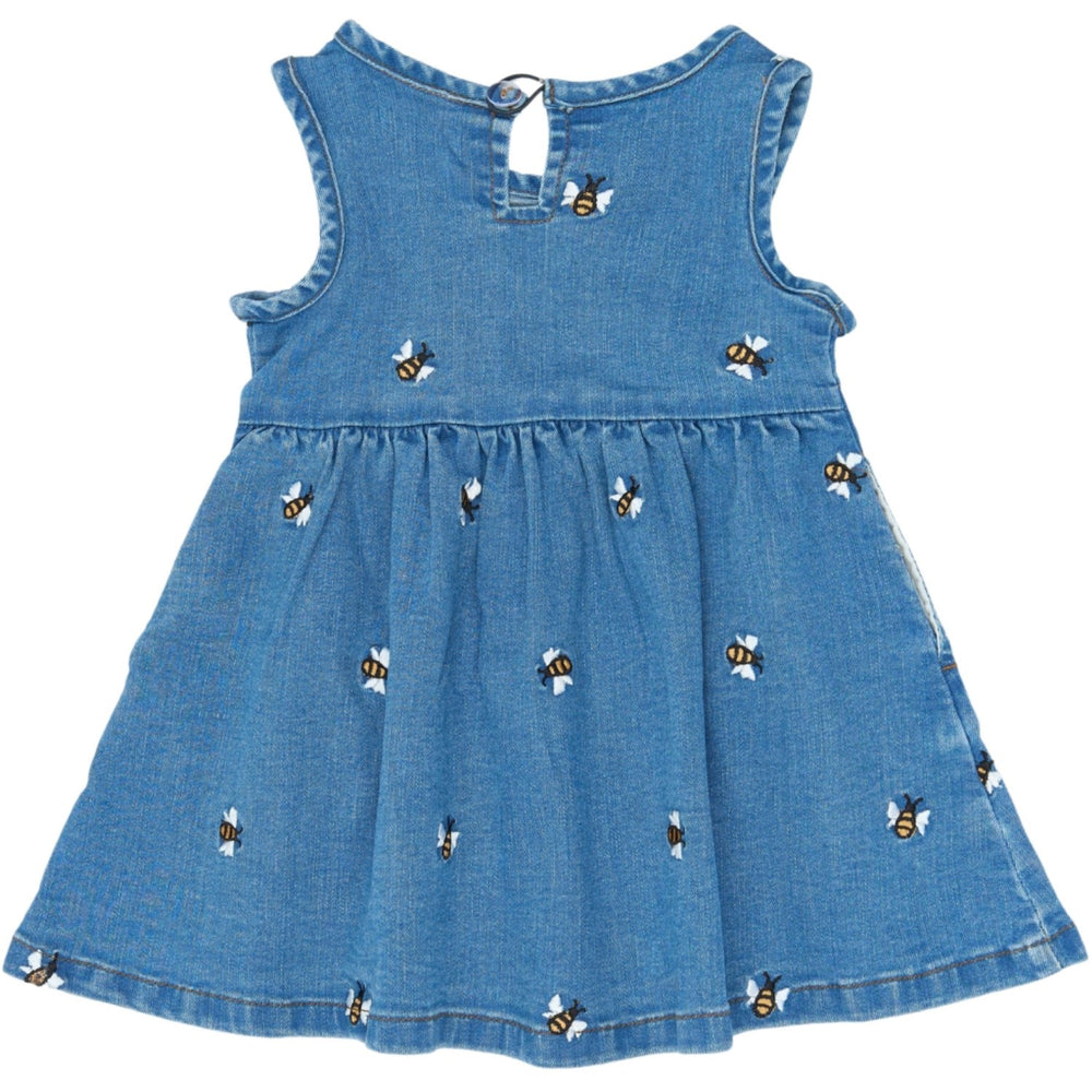 Køb Petit Piao Light Blue Denim Emb Ppjubii S_L Denim Kjole