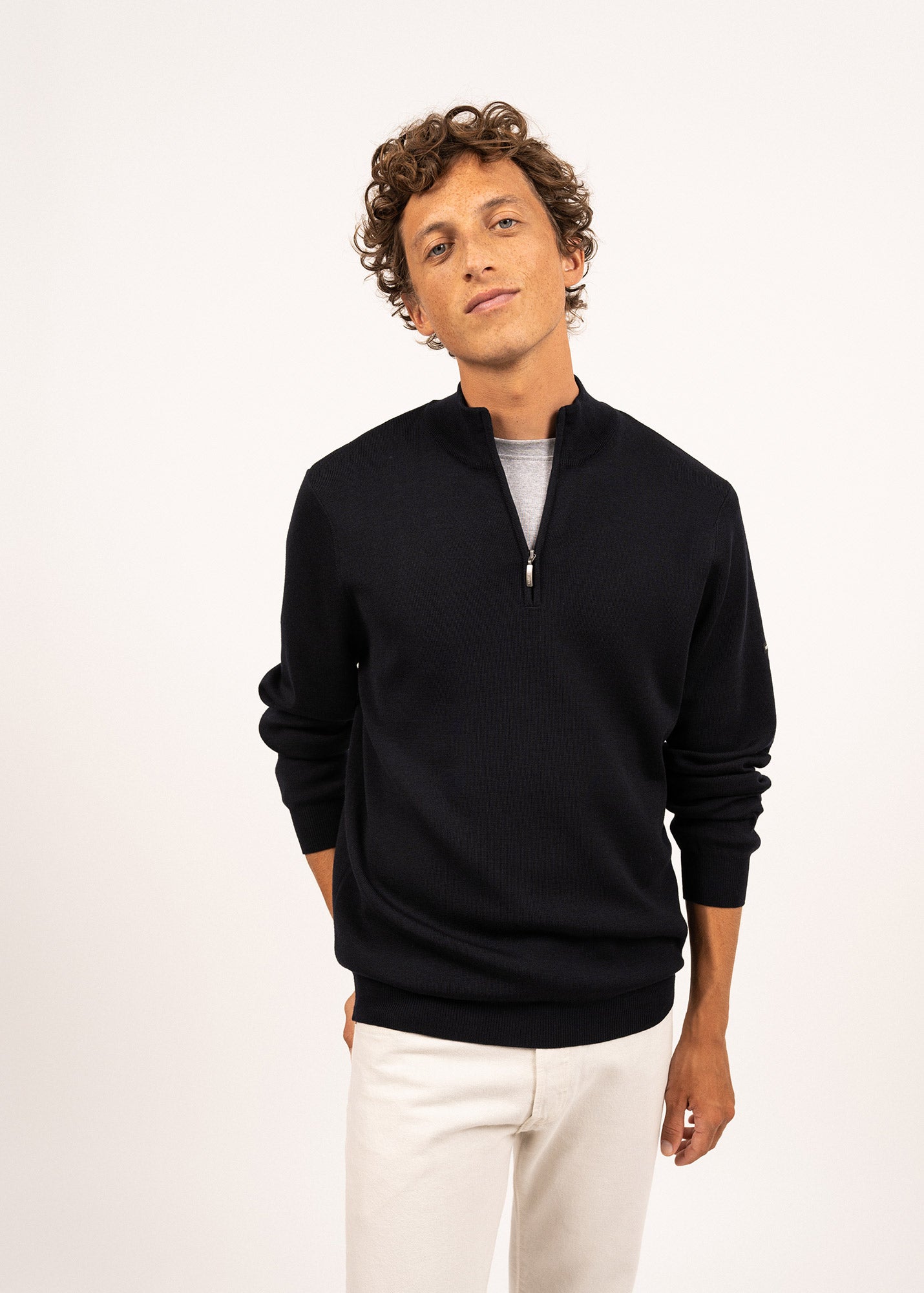 Pull col montant zippé Crossley