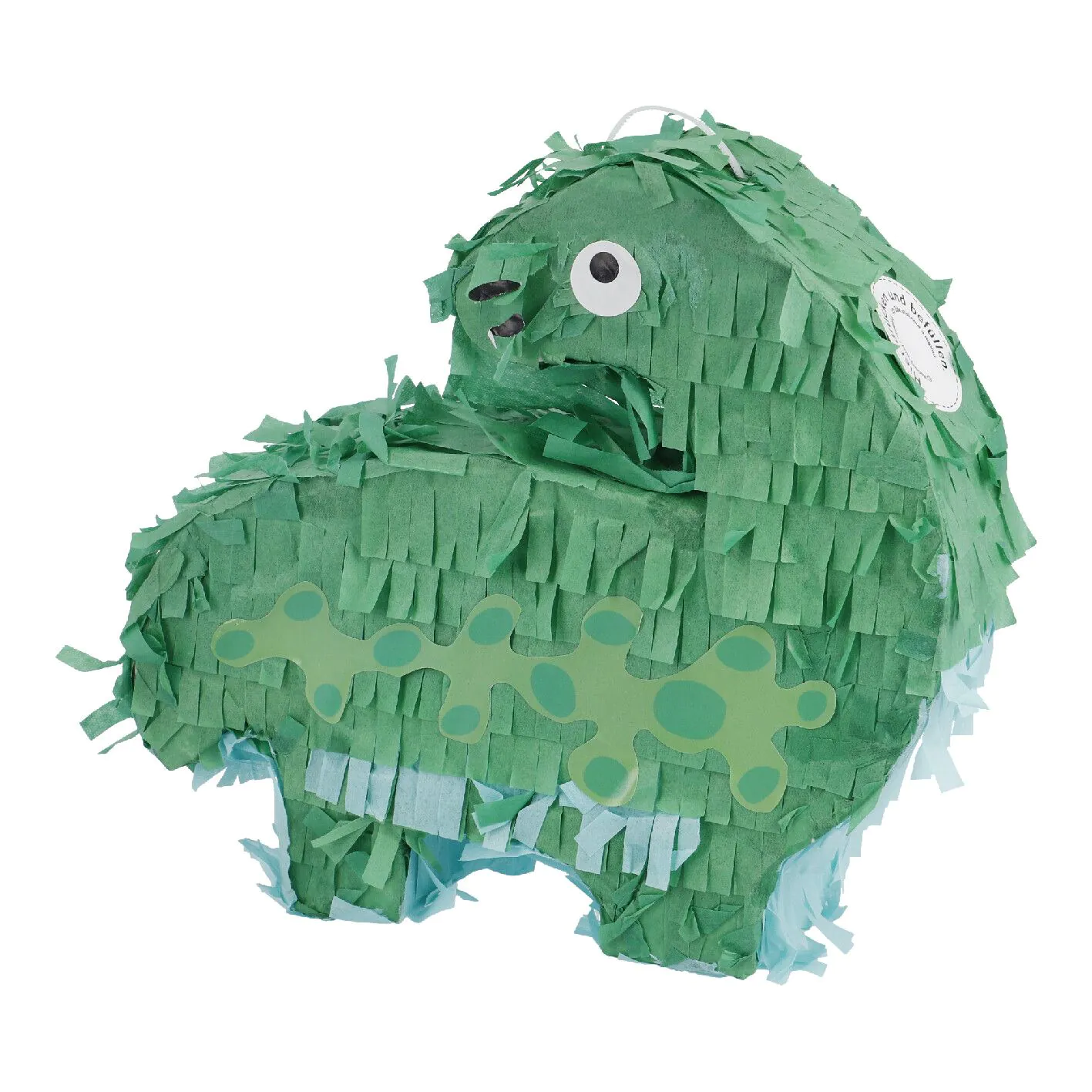 Pinata Mini, Dino/grün, Höhe 16 cm