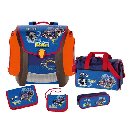 Scout Mega Schulranzenset Exklusiv Motors 5-teilig