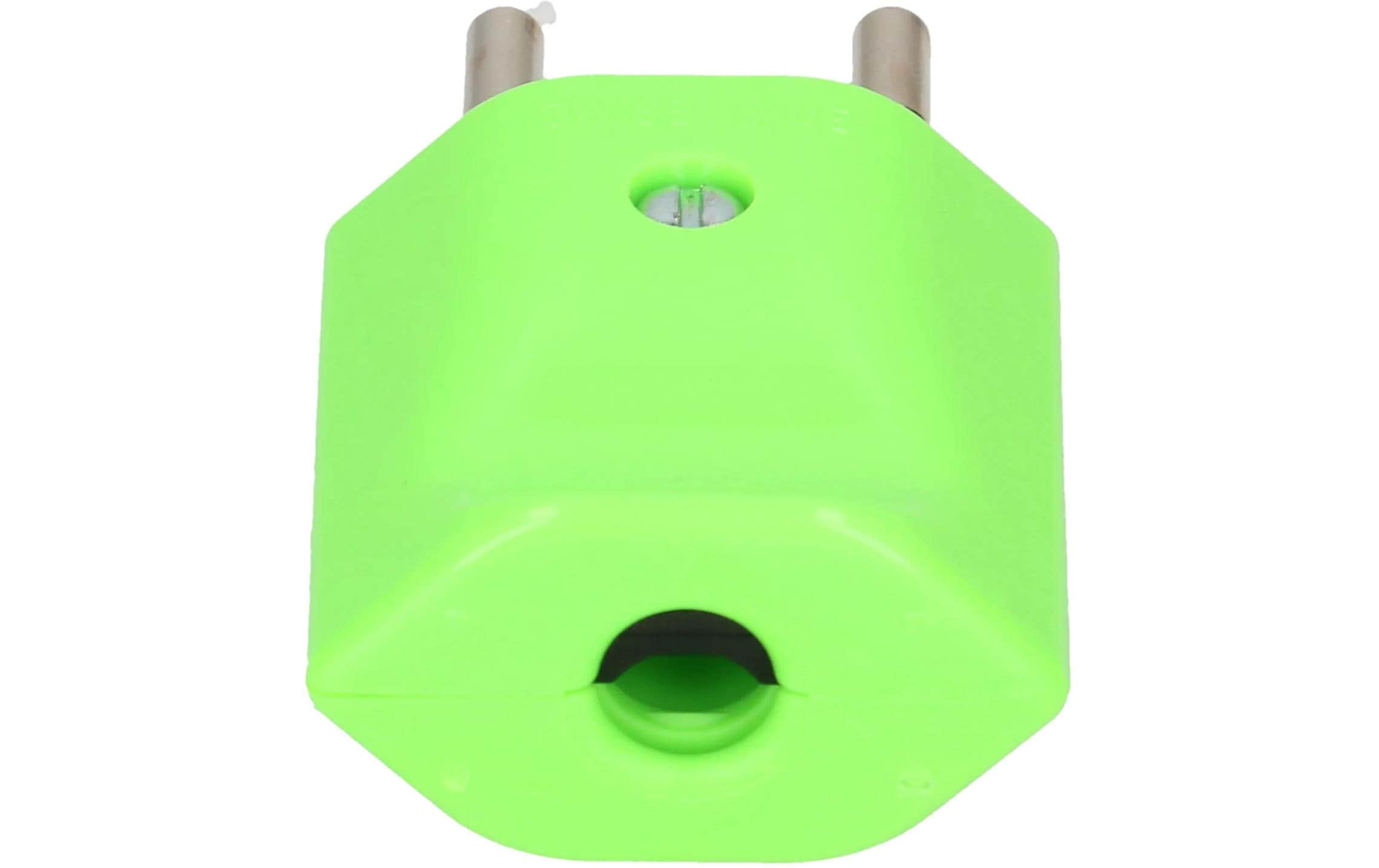 Stecker Typ 12, 3-polig Grün3-poliger Stecker
