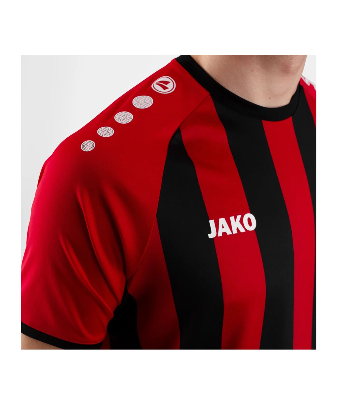 JAKO Inter Trikot Rot Schwarz F111
