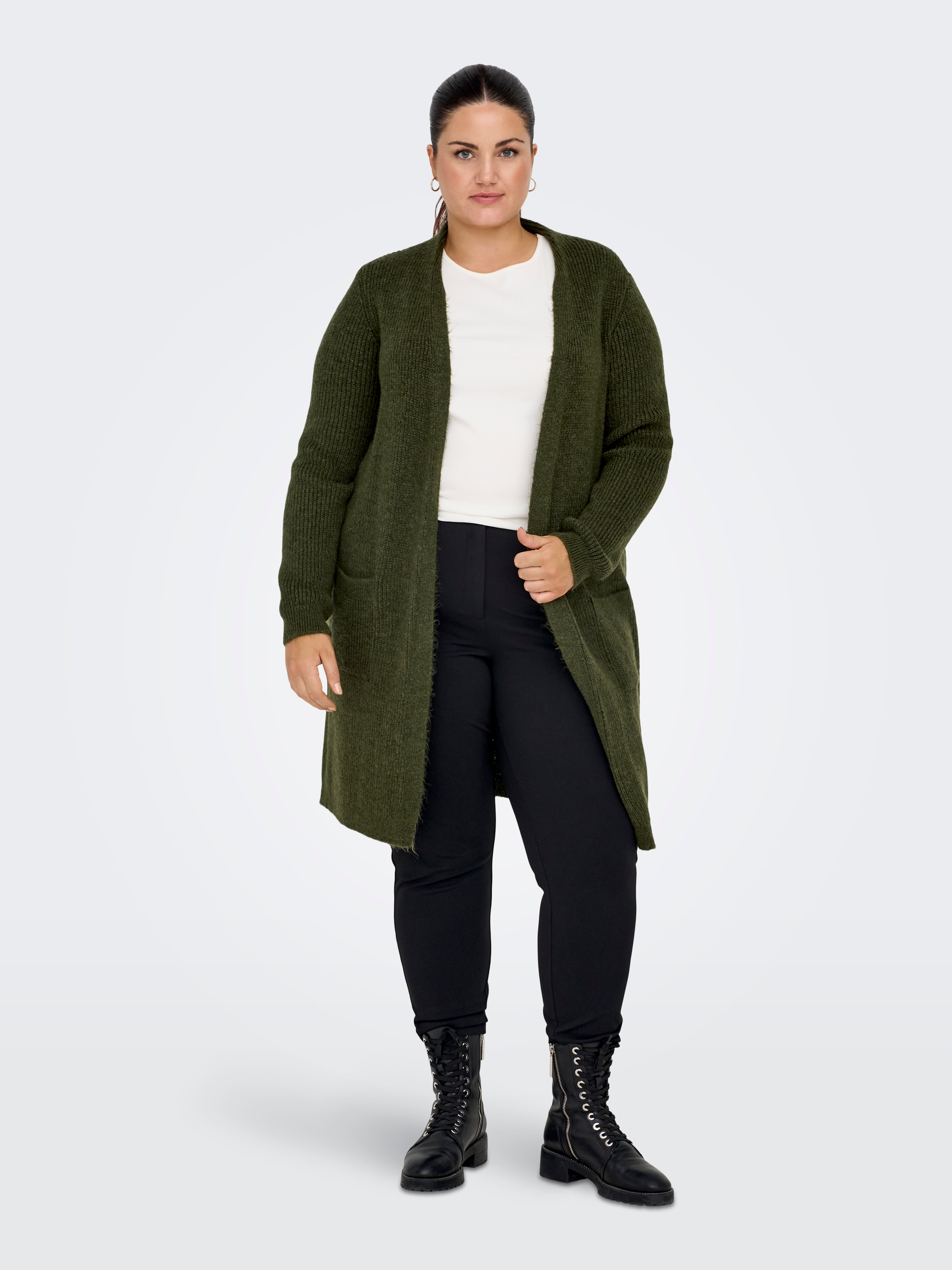 CARJADE Strickjacke Khaki