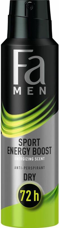 Fa - Men Deodorant Spray - Sport Energy Boost - 150 ml