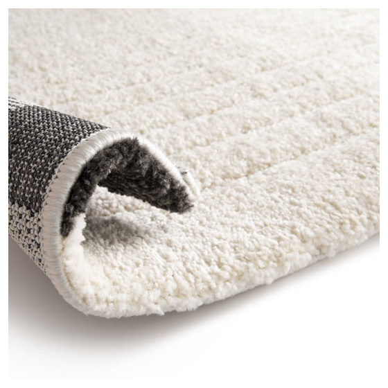 Tapis de salon en relief - modern circle - crème - 200 x 290 cm