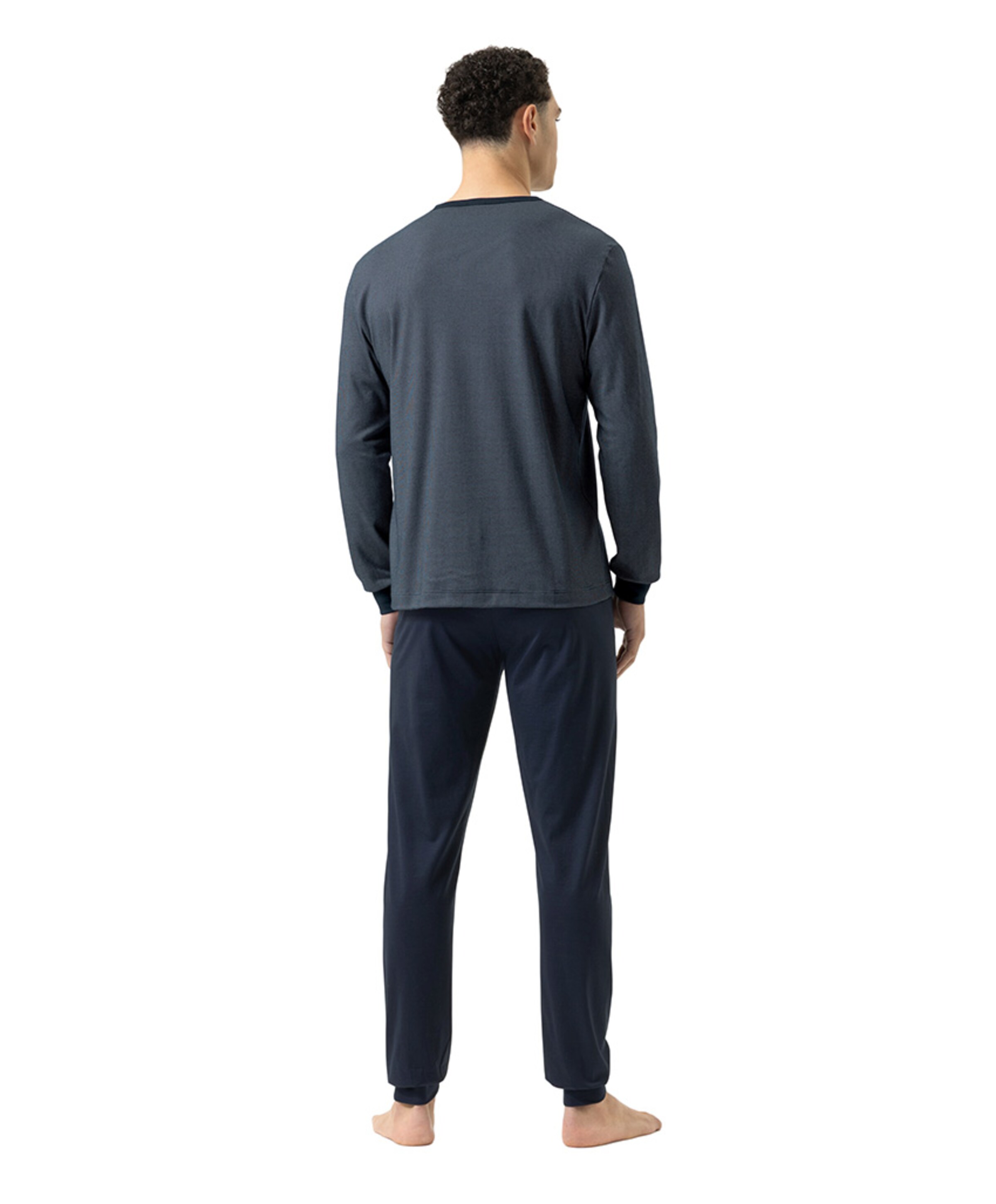 Mey Heren pyjamaset blauw