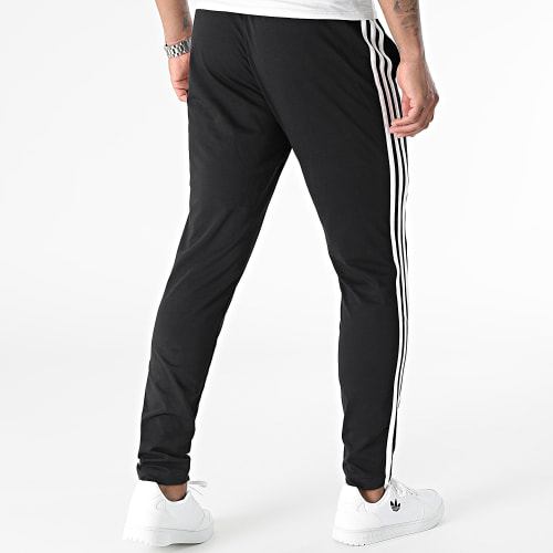Pantalon Jogging A Bandes GK8995 Noir