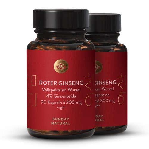 Sunday Natural Products  Roter Ginseng Natur 4%