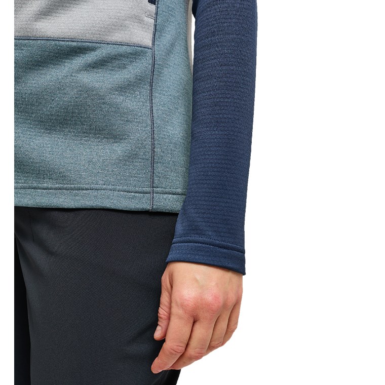 Haglöfs ROC Flash Mid Hood Women Tarn Blue/Concrete