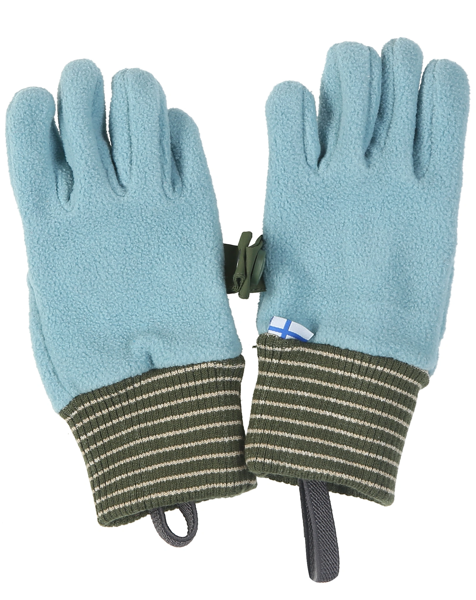 Fleece-Fingerhandschuhe SORMIKAS in smoke blue/ bronze green