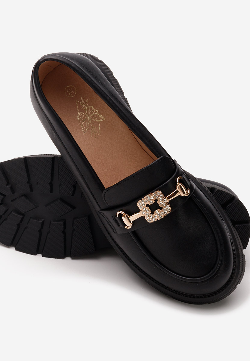 Mocassins filles noirs Flumisa