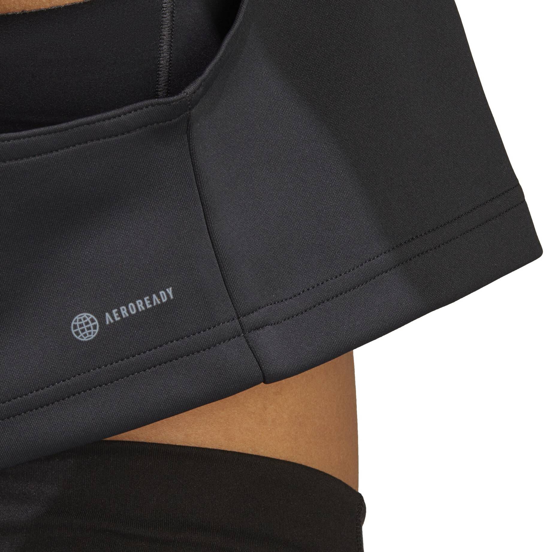 adidas Performance| Damen Trainingssweatshirt HIIT AEROREADY CROP TRAINING HOODIE