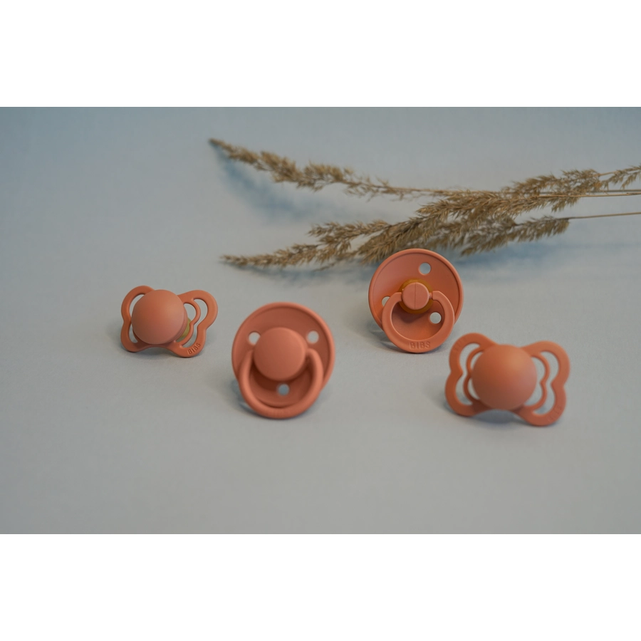 BIBS Schnuller Couture Vanilla  Peach Silikon 6-36 Monate, 4 Stk.