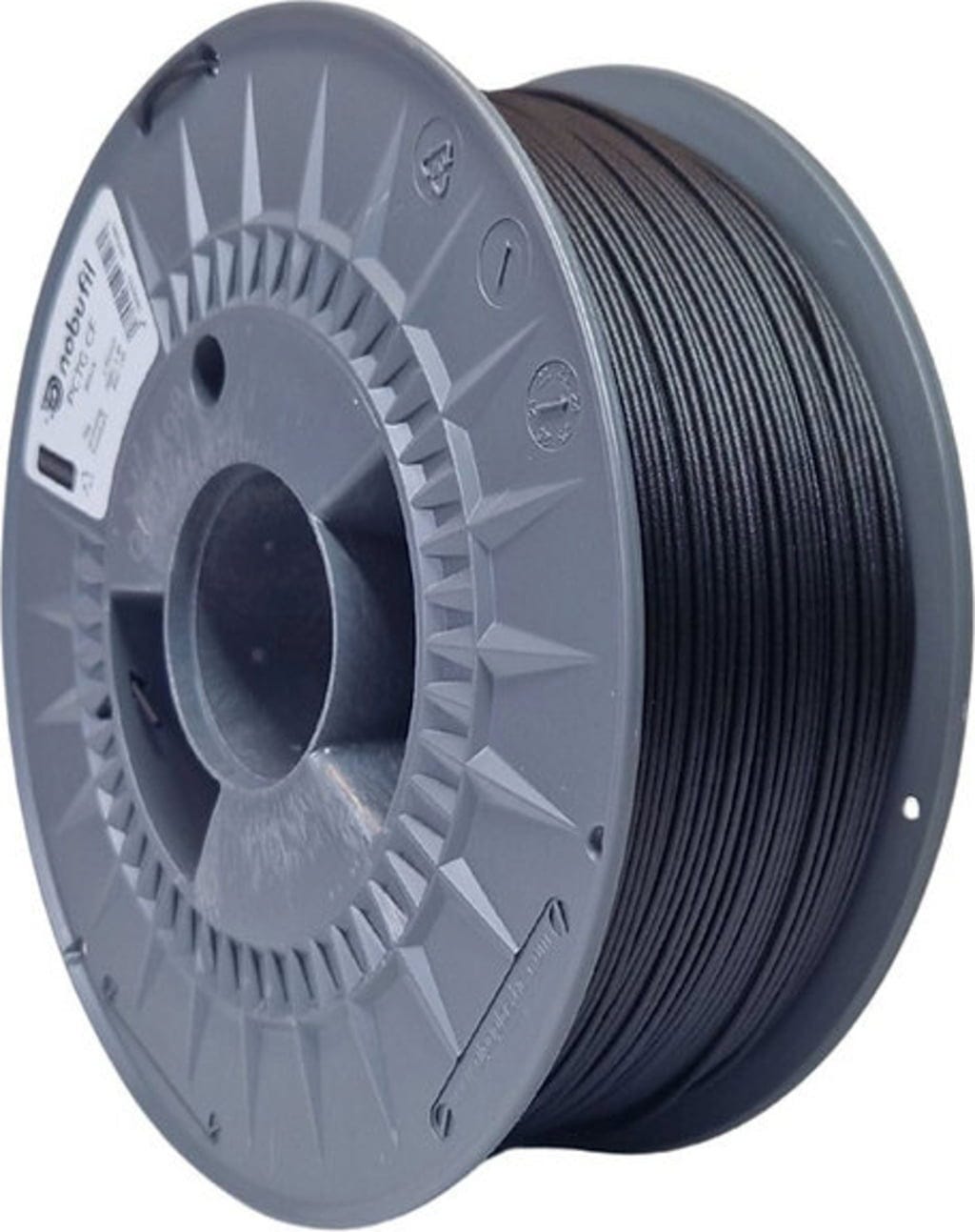 Nobufil  PCTG CF Black, 1,75 mm / 1000 g    Carbon Filament in schönem Mattschwarz