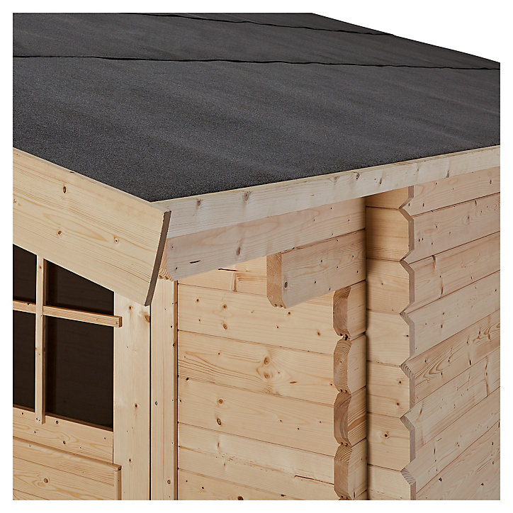 Abri de jardin + pergola Blooma Taman en bois coloris naturel ép.34 mm surface extérieure 18,69 m²