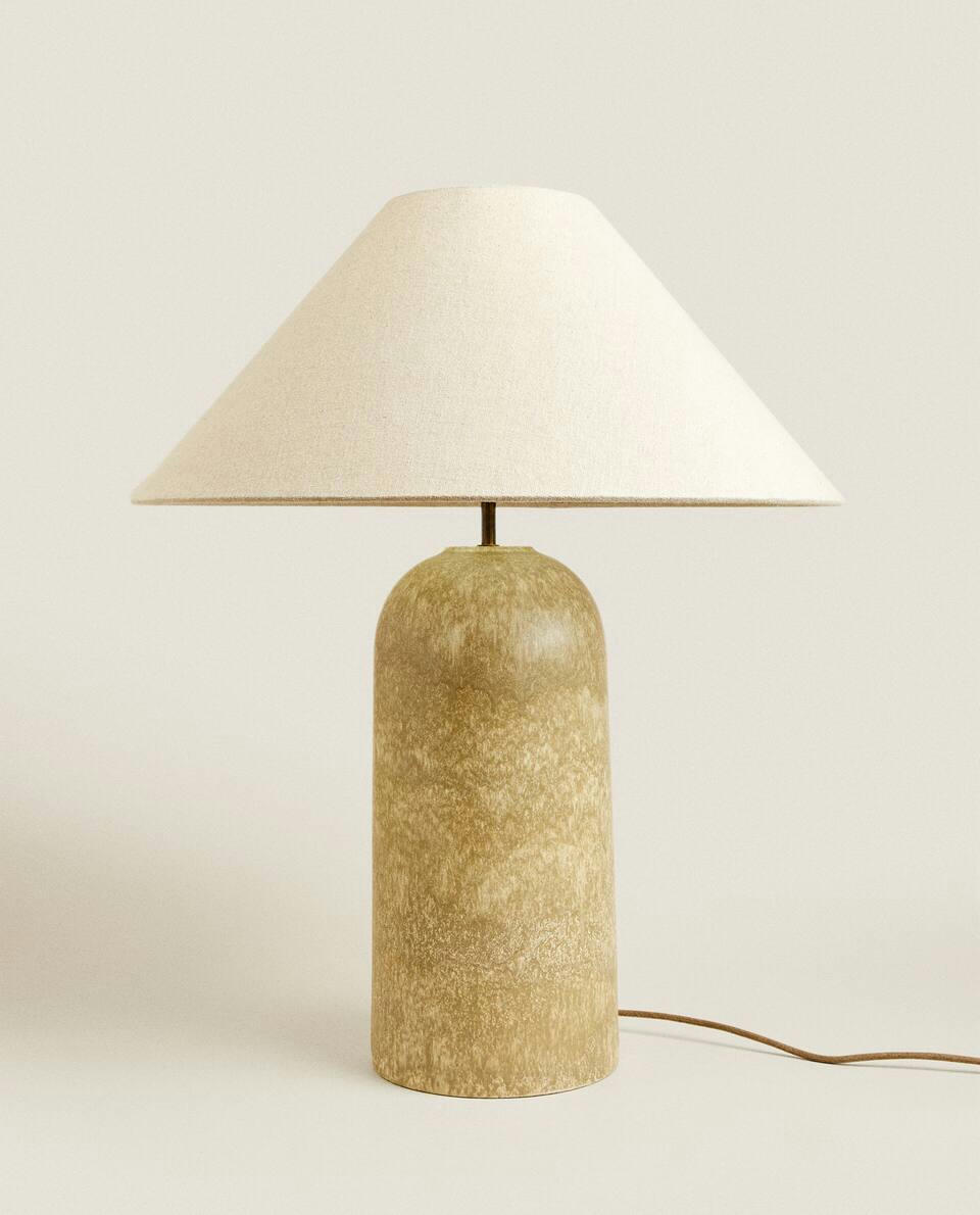 LUMINÁRIA XL COM SUPORTE DE CERÂMICA