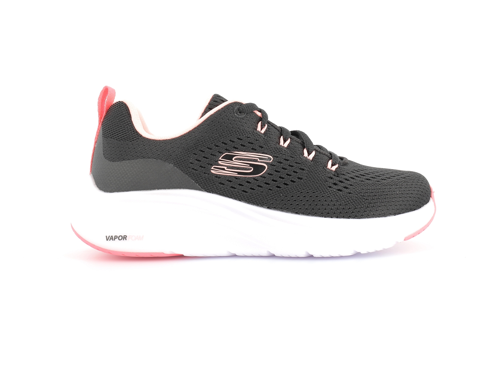 Skechers-VAPOR FOAM FRESH TREND Matières combinées Noir Rose
