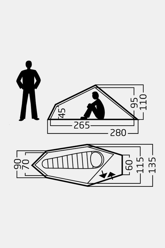 Nordisk Nordisk Svalbard 1 Pu (2.0) Tent 1P