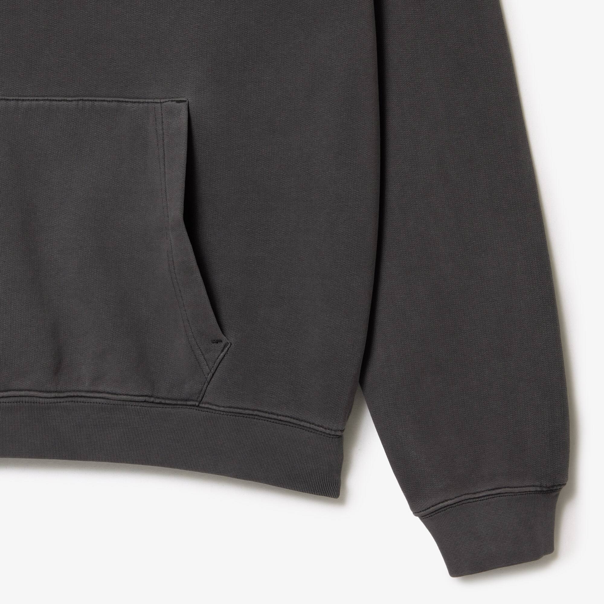 Sweatshirt à capuche Jogger loose fit en molleton de coton Sweatshirts - Gris - Lacoste - Unisex
