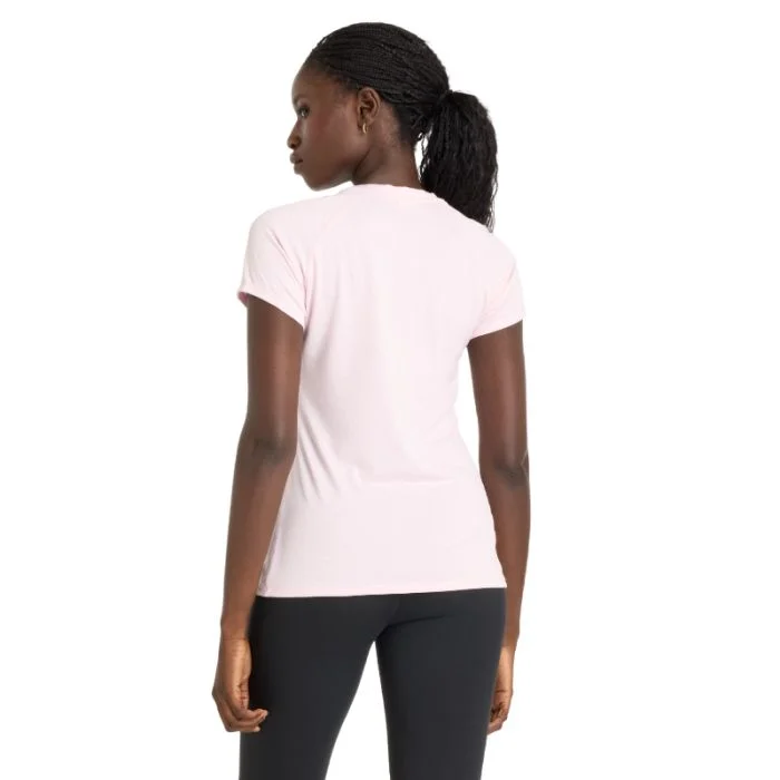 New Balance Dame T-shirts Jacquard Slim SS Tee Pink