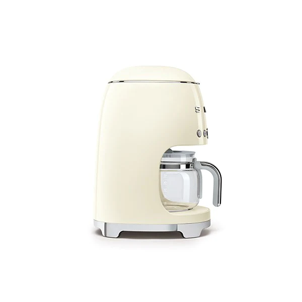 Machine à café filtre crème 10 tasses 1050 W DCF01CREU Smeg
