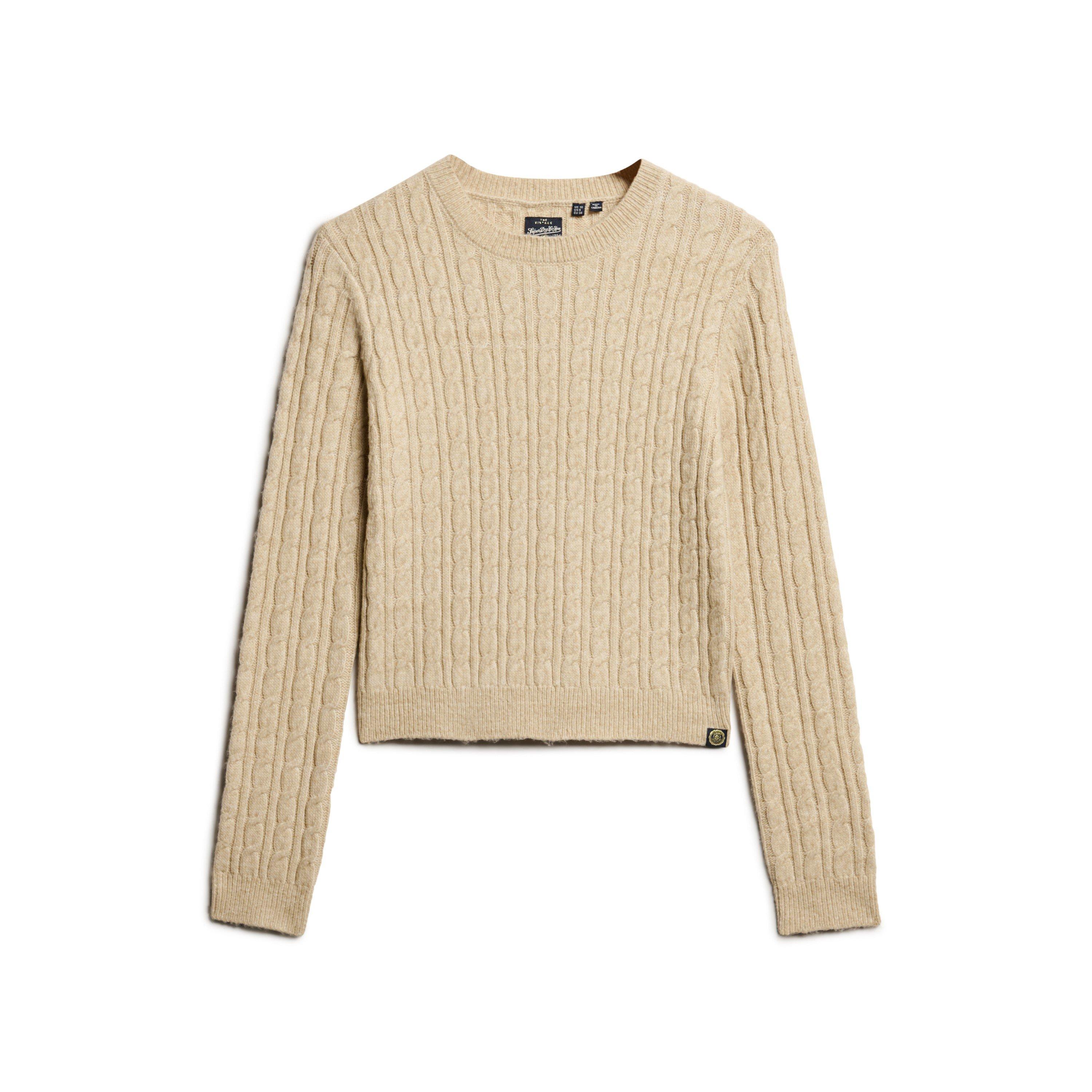 Superdry Cable Knit Crew Neck Jumper