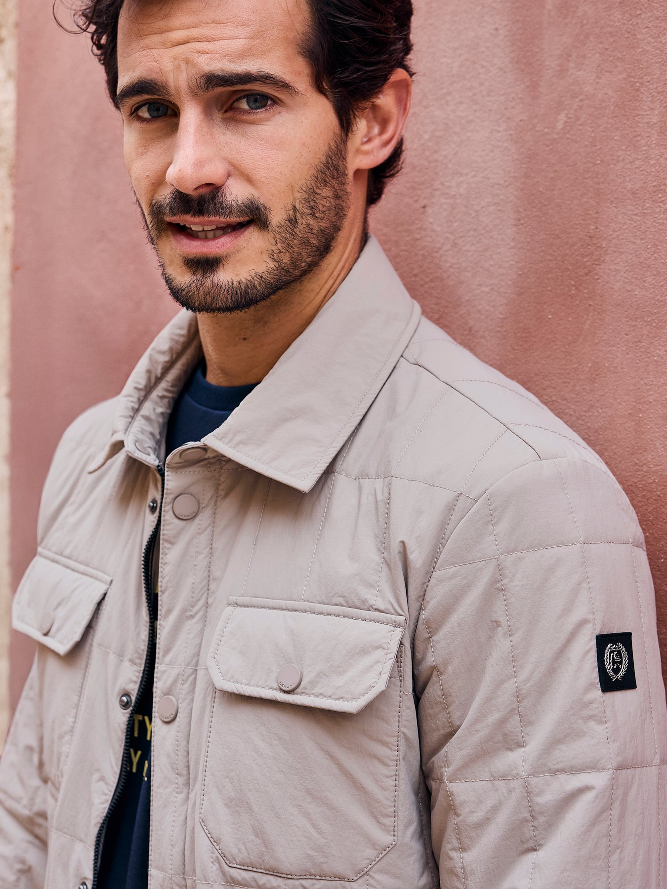 Overshirt-Jacke, leicht gefüttert